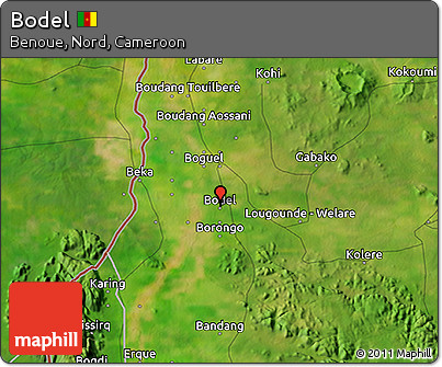 Satellite 3D Map of Bodel