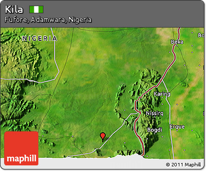Satellite 3D Map of Kila