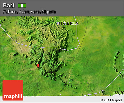 Satellite 3D Map of Bati