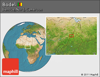 Satellite Location Map of Bodel