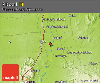 Physical Map of Pitoa I