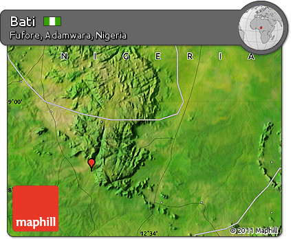 Satellite Map of Bati