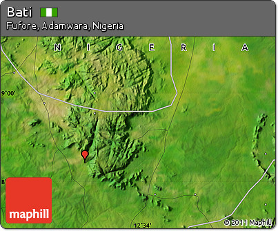 Satellite Map of Bati