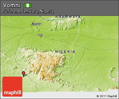 Physical Panoramic Map of Vomni