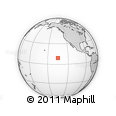 Outline Map of the Area around 9° 4' 52" N, 135° 4' 29" W, rectangular outline