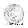 Outline Map of the Area around 9° 4' 52" N, 139° 28' 29" E, rectangular outline