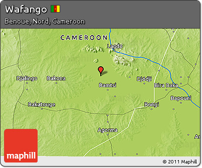 Physical 3D Map of Wafango