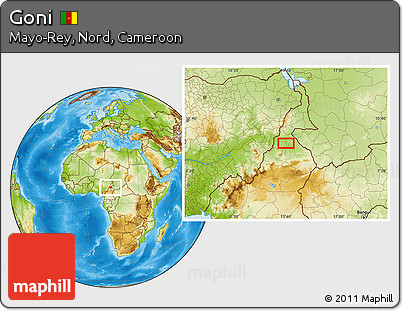 Physical Location Map of Goni