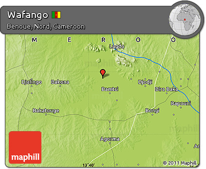 Physical Map of Wafango