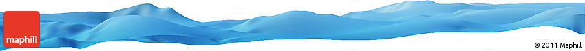 Shaded Relief Horizon Map of the Area around 9° 4' 52" N, 140° 19' 29" E