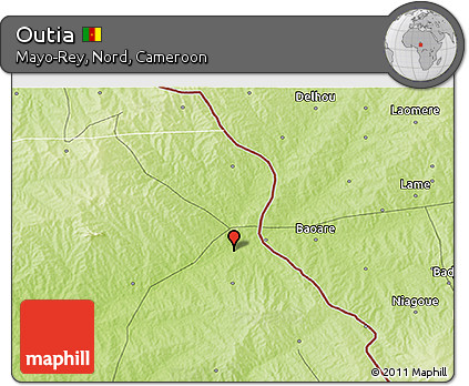 Physical 3D Map of Outia