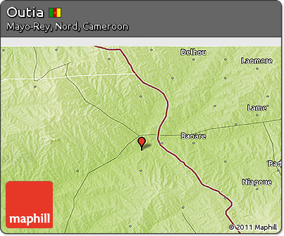 Physical 3D Map of Outia