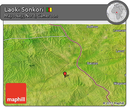 Satellite 3D Map of Laoki Sonkori