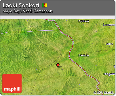Satellite 3D Map of Laoki Sonkori
