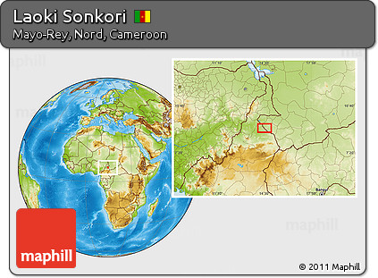 Physical Location Map of Laoki Sonkori
