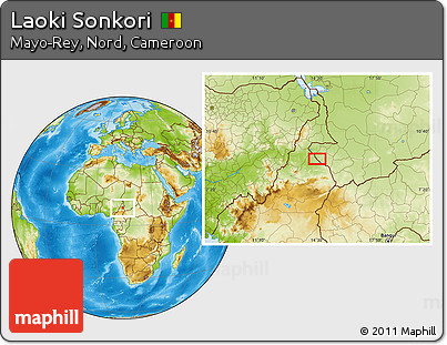 Physical Location Map of Laoki Sonkori