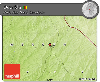 Physical Map of Ouarkla