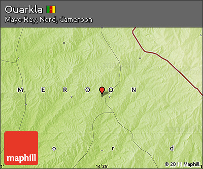 Physical Map of Ouarkla