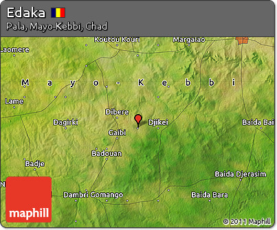 Satellite Map of Edaka