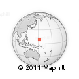 Outline Map of the Area around 9° 4' 52" N, 152° 13' 29" E, rectangular outline