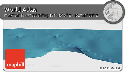 Satellite Panoramic Map of the Area around 9° 4' 52" N, 152° 13' 29" E