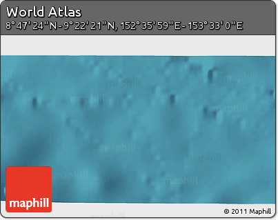 Satellite 3D Map of the Area around 9° 4' 52" N, 153° 4' 29" E