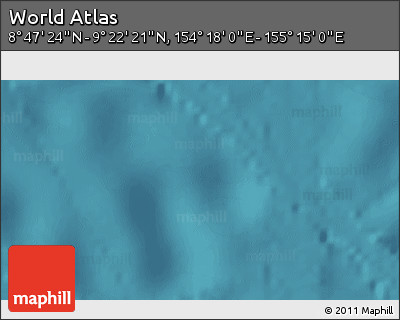 Satellite 3D Map of the Area around 9° 4' 52" N, 154° 46' 30" E