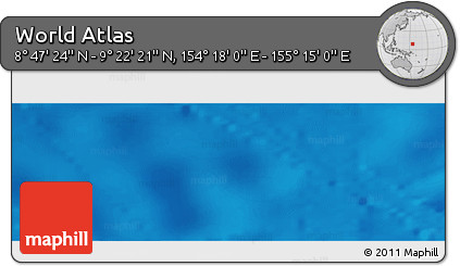 Physical Panoramic Map of the Area around 9° 4' 52" N, 154° 46' 30" E