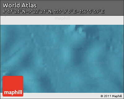 Satellite 3D Map of the Area around 9° 4' 52" N, 155° 37' 30" E