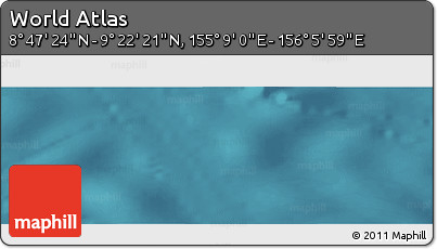 Satellite Panoramic Map of the Area around 9° 4' 52" N, 155° 37' 30" E