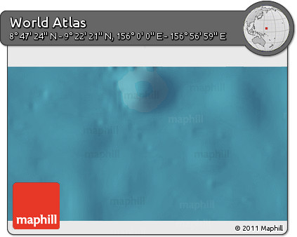Satellite 3D Map of the Area around 9° 4' 52" N, 156° 28' 29" E