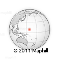 Outline Map of the Area around 9° 4' 52" N, 159° 1' 30" E, rectangular outline