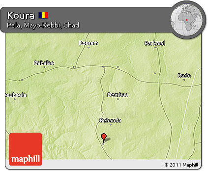 Physical 3D Map of Koura