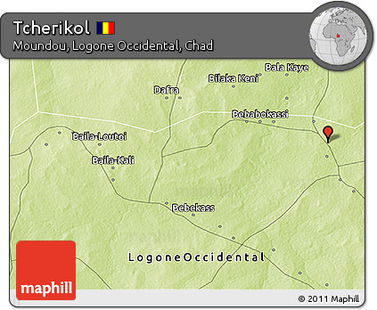 Physical 3D Map of Tcherikol