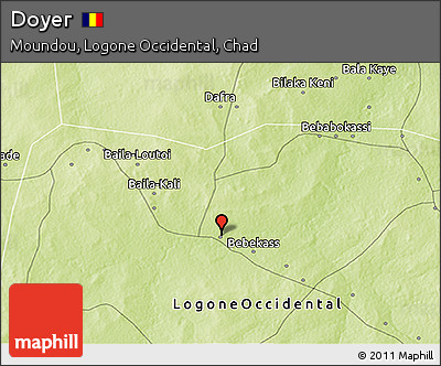 Physical 3D Map of Doyer