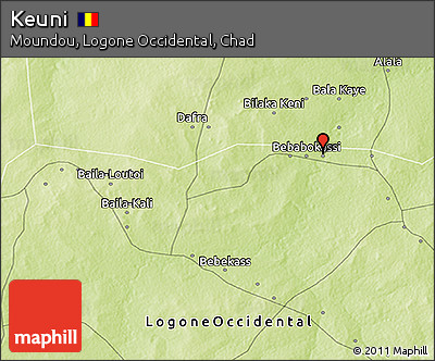 Physical 3D Map of Keuni