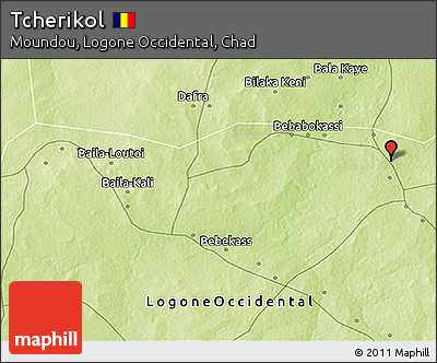 Physical 3D Map of Tcherikol