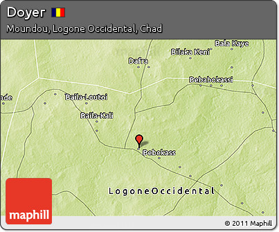 Physical 3D Map of Doyer