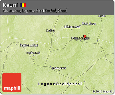 Physical 3D Map of Keuni