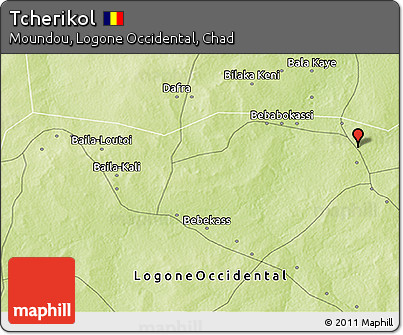 Physical 3D Map of Tcherikol