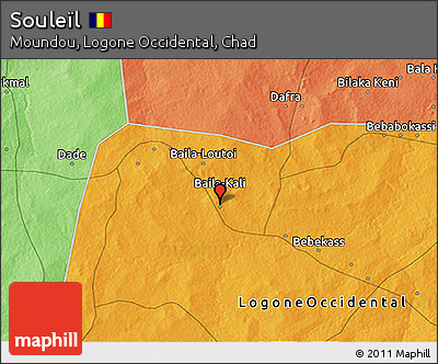 Political 3D Map of Souleïl