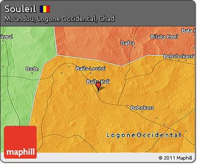 Political 3D Map of Souleïl