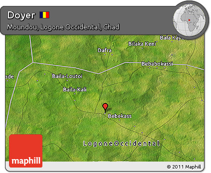Satellite 3D Map of Doyer