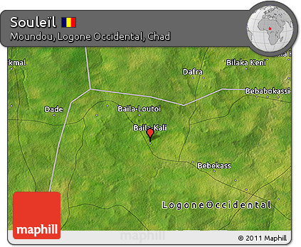 Satellite 3D Map of Souleïl