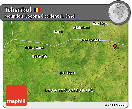 Satellite 3D Map of Tcherikol