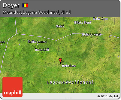 Satellite 3D Map of Doyer