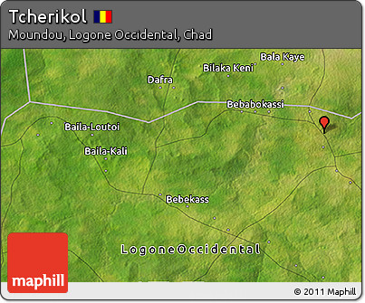 Satellite 3D Map of Tcherikol