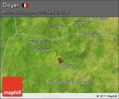 Satellite 3D Map of Doyer