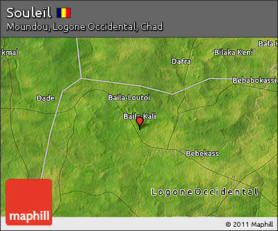 Satellite 3D Map of Souleïl