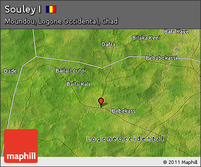 Satellite 3D Map of Souley I